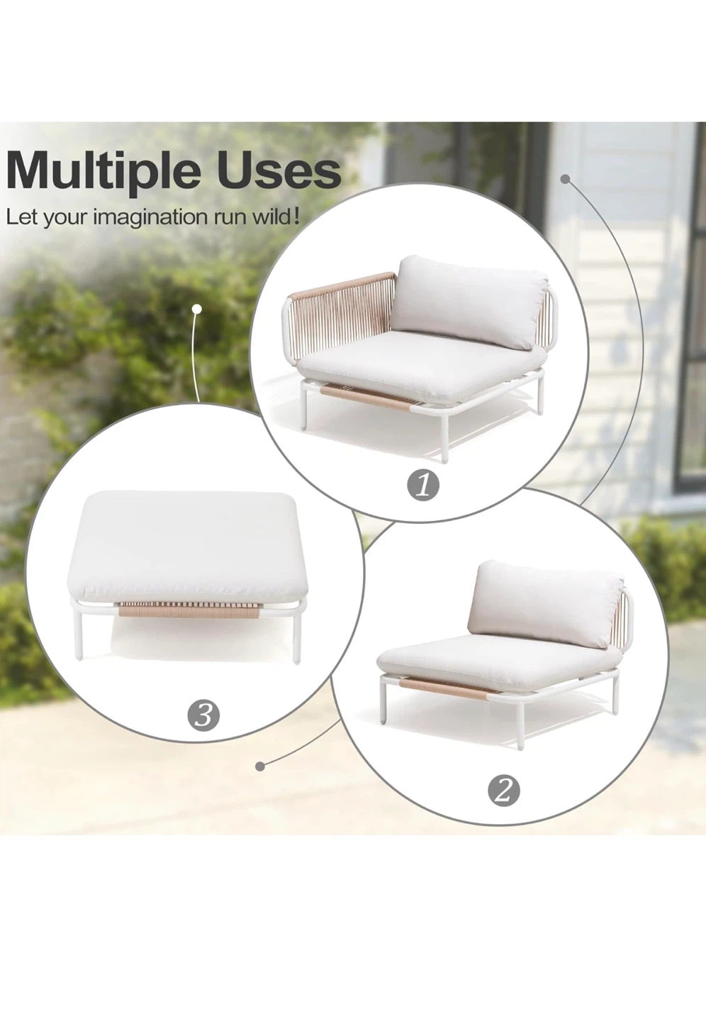 Modern Outdoor Lounge Chair - photo 3
