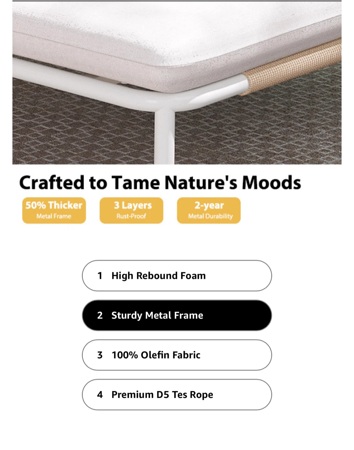 Modern Outdoor Lounge Chair - photo 5