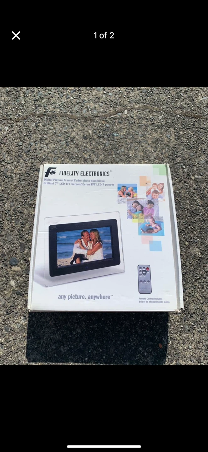Fidelity Electronics 7" LCD TFT Digital Photo Frame