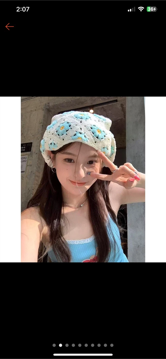 Blue floral Headband - photo 3