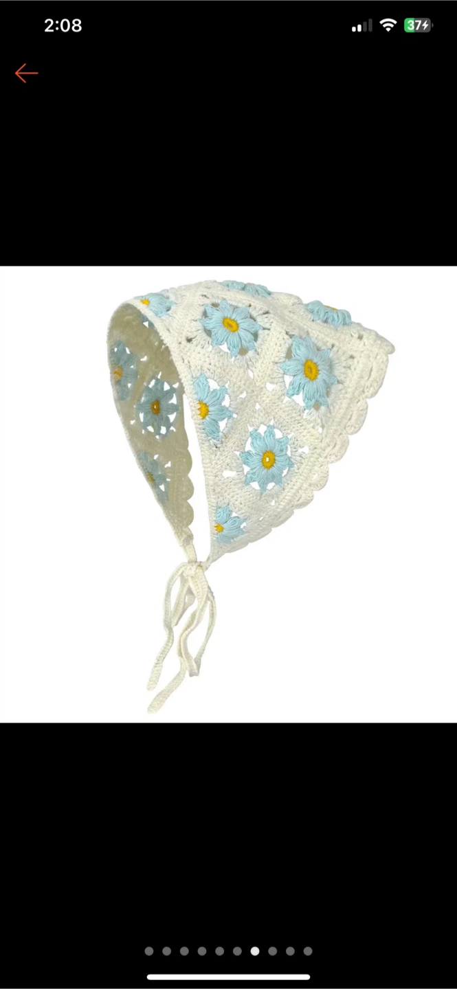 Blue floral Headband - photo 2