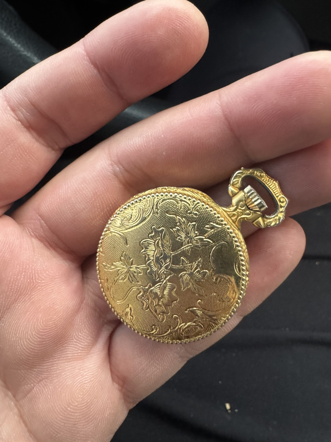 Vintage Gold Tone Pocket Watch