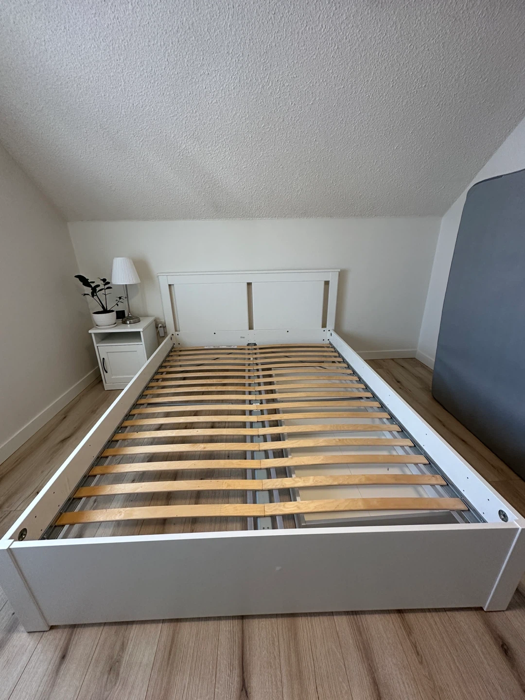 IKEA Songesand White Bed Frame (Queen)