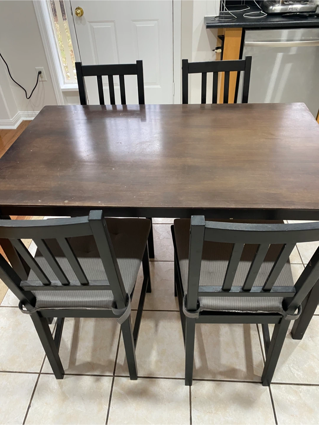 FREE Dining Table with 4 Chairs for pick up - photo 2