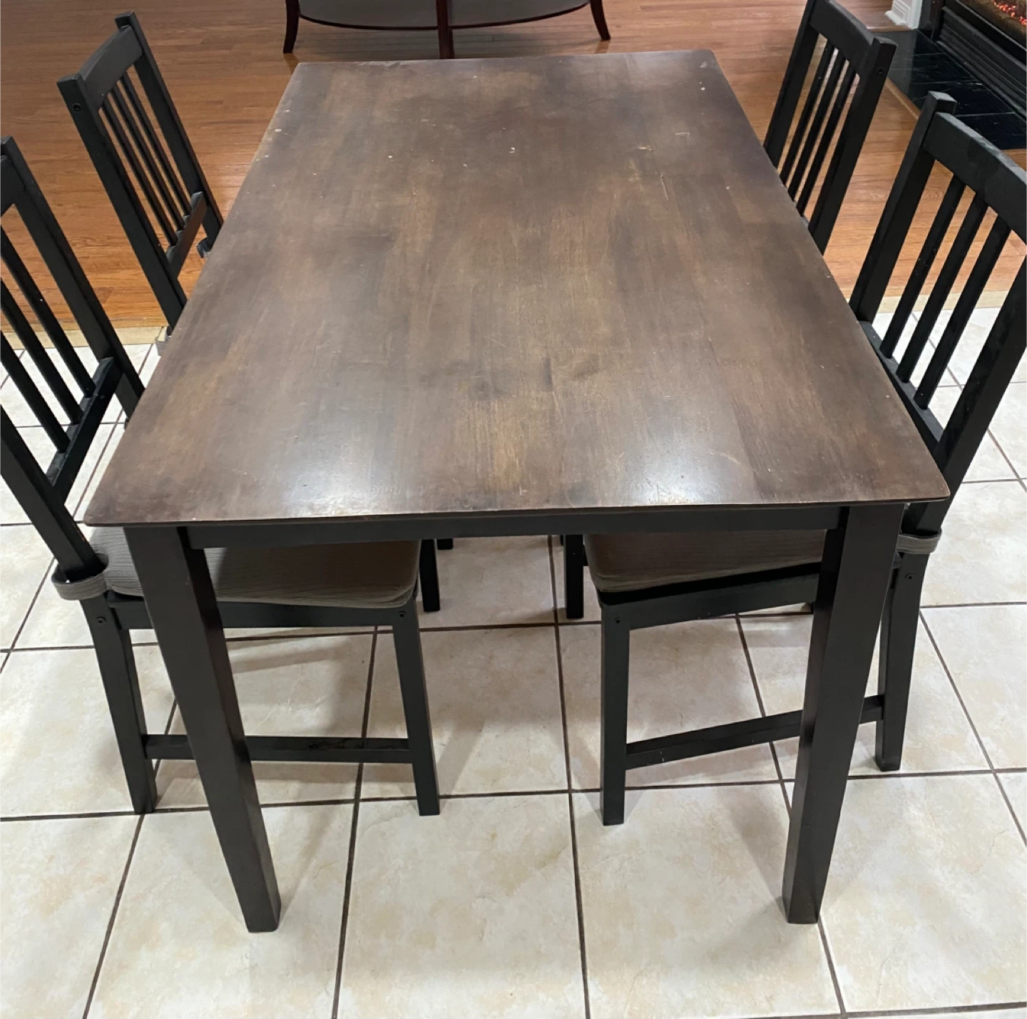 FREE Dining Table with 4 Chairs for pick up