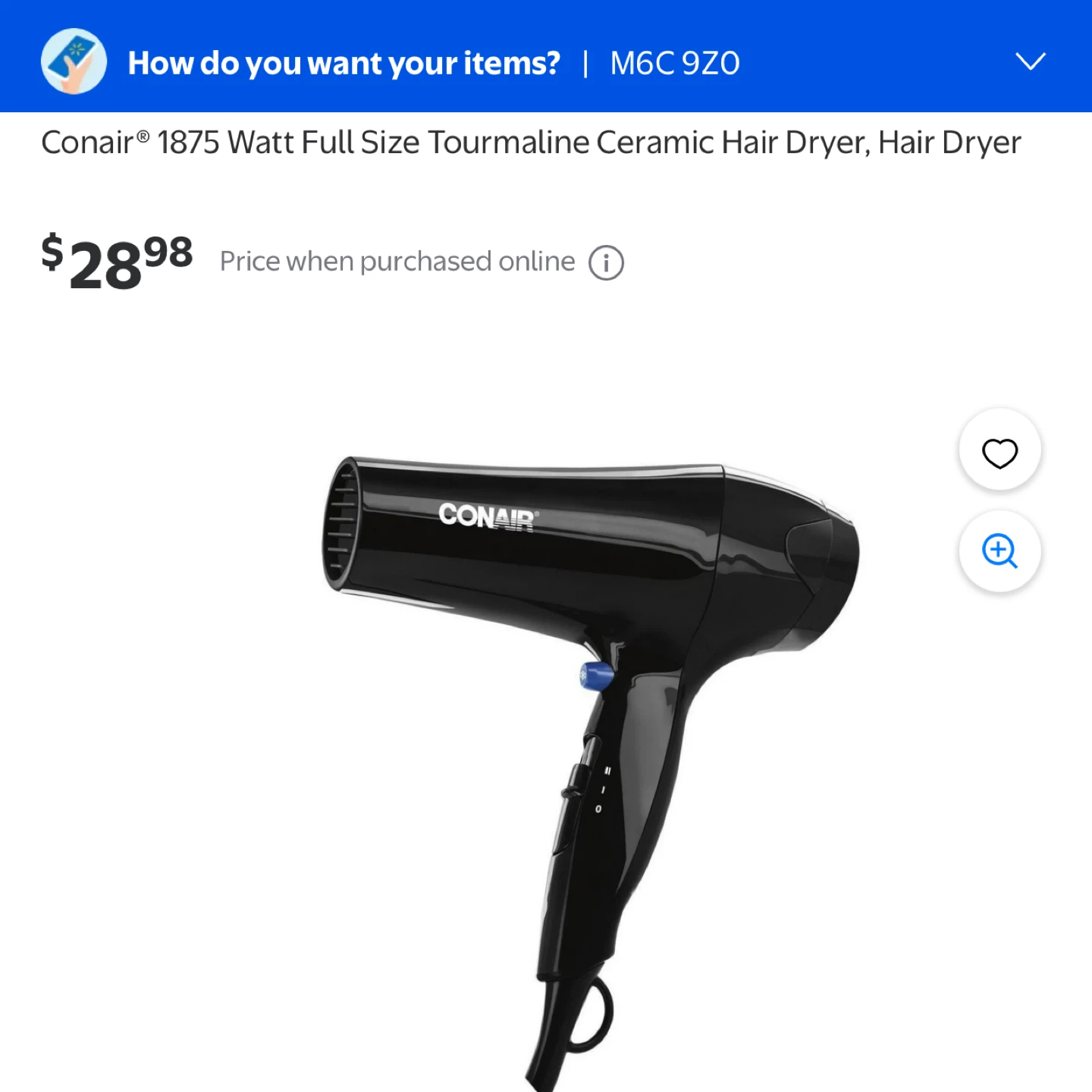 Conair 1875 Watt Full Size Hair Dryer + Brush - photo 3