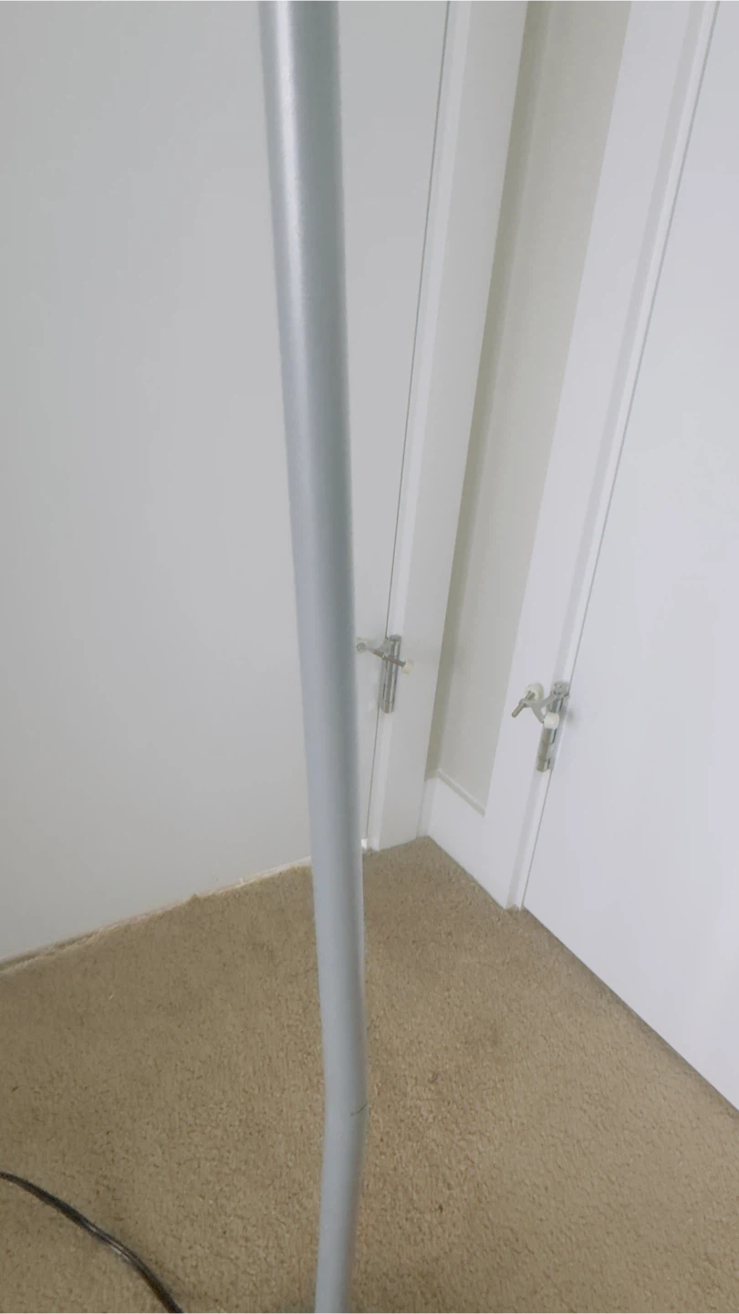 Standing Floor Lamp - Silver