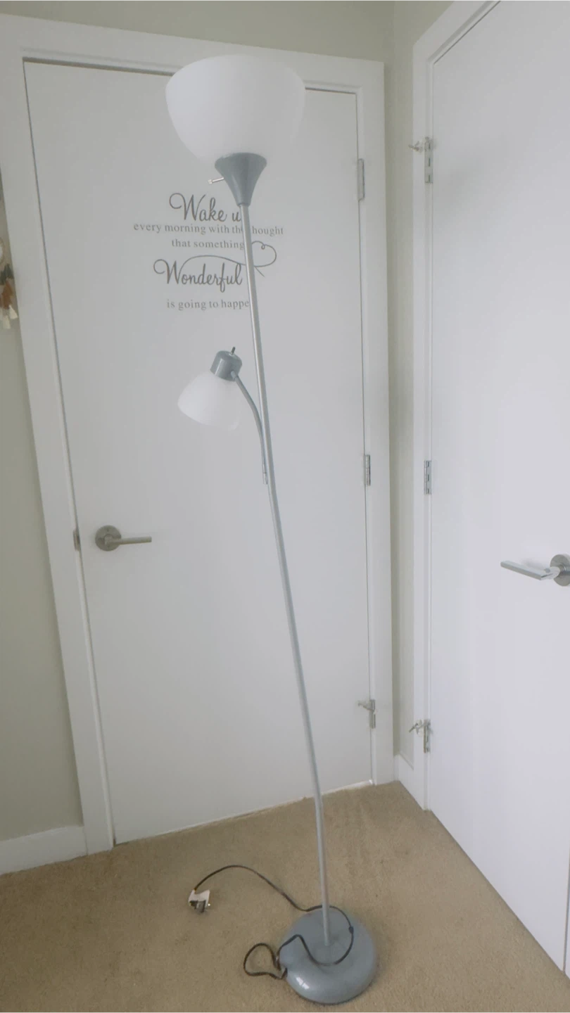 Standing Floor Lamp - Silver - photo 3