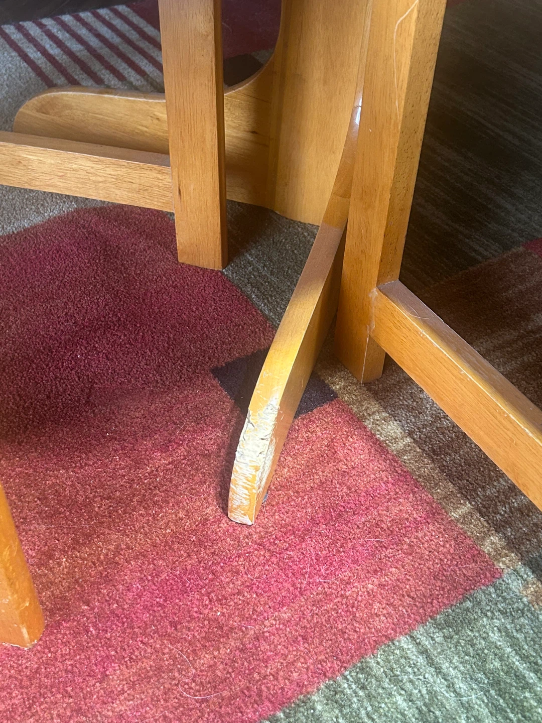 Wooden Dining Table and 4 Chairs - photo 3