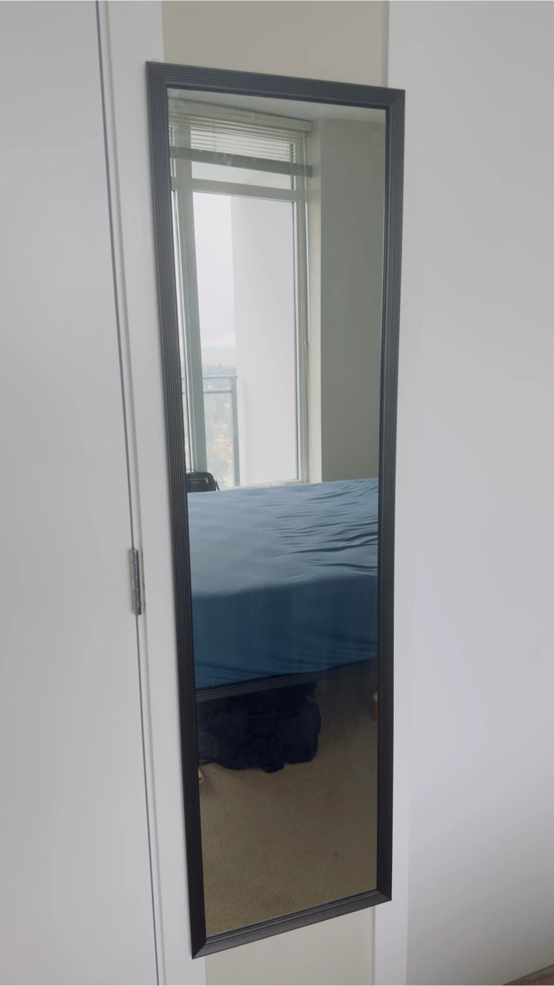 Full Length Mirror - Black Frame - photo 2