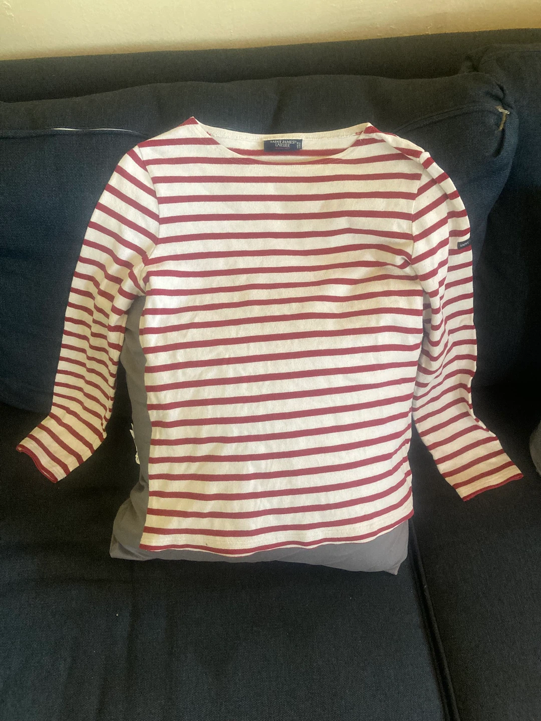 Saint James Striped Long Sleeve Shirt