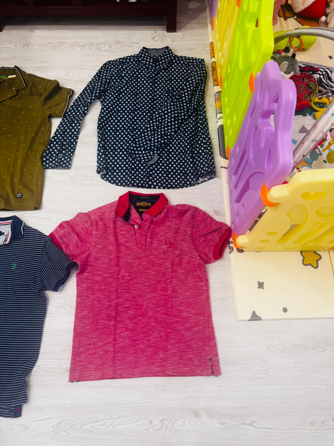 Assorted Men's Shirts - Polo, Button-Down, Tees