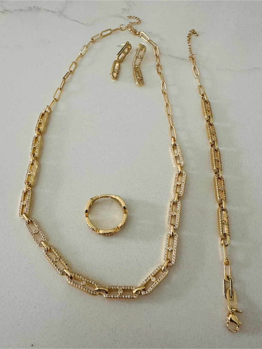 Messika  Necklace, Bracelet, Ring, Earrings Set