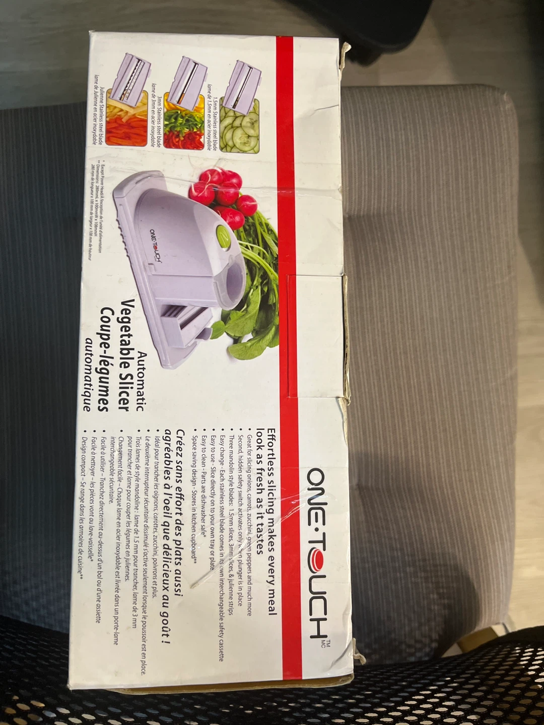 One Touch Automatic Vegetable Slicer - New in Box!