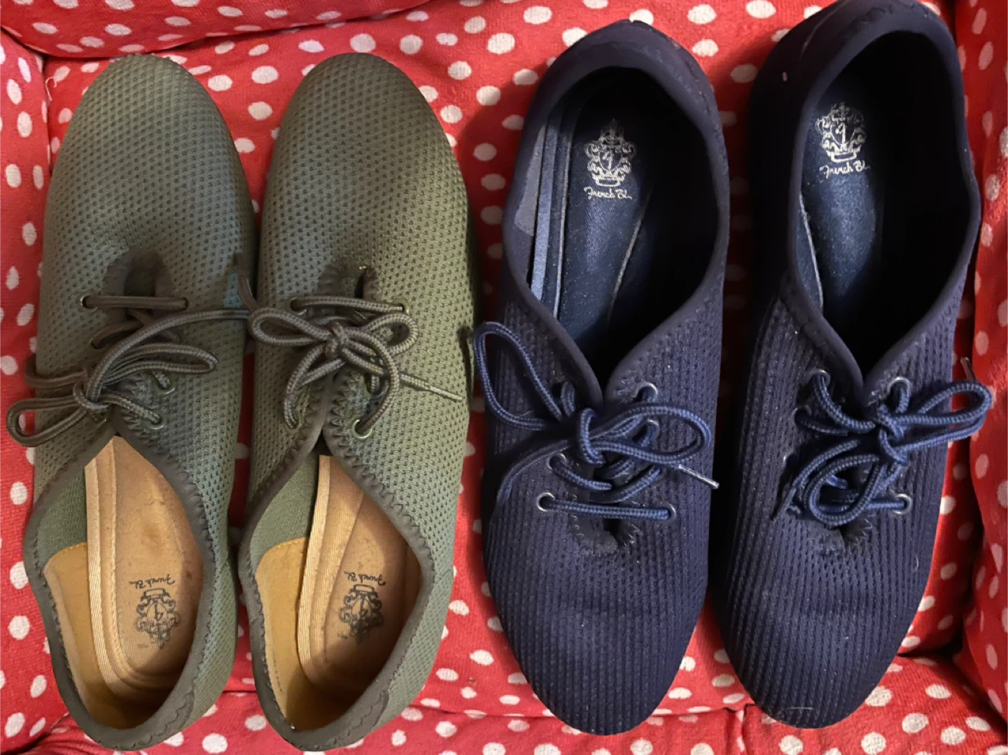 TWO PAIR FRENCH BLU CASUAL SHOES