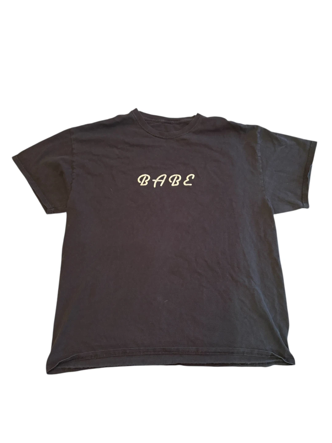Black T-shirt with 'BABE' Text