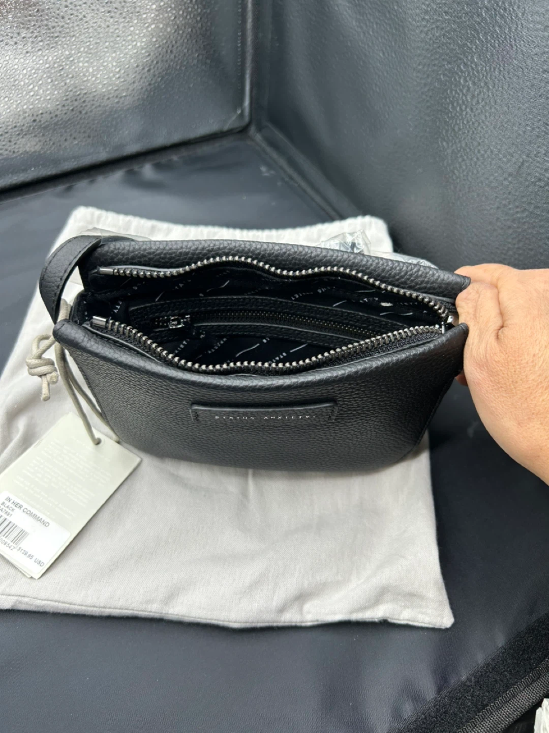 Status Anxiety In Her Command Black Bag - photo 3