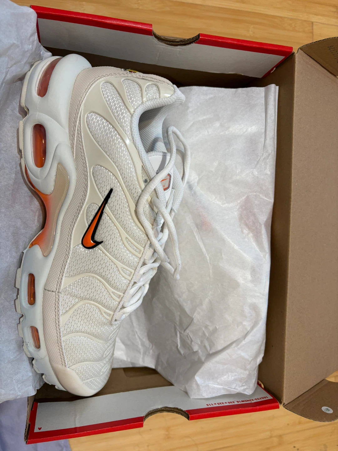 Nike Air Max Plus TN Cream/Orange - Size 11 - photo 3