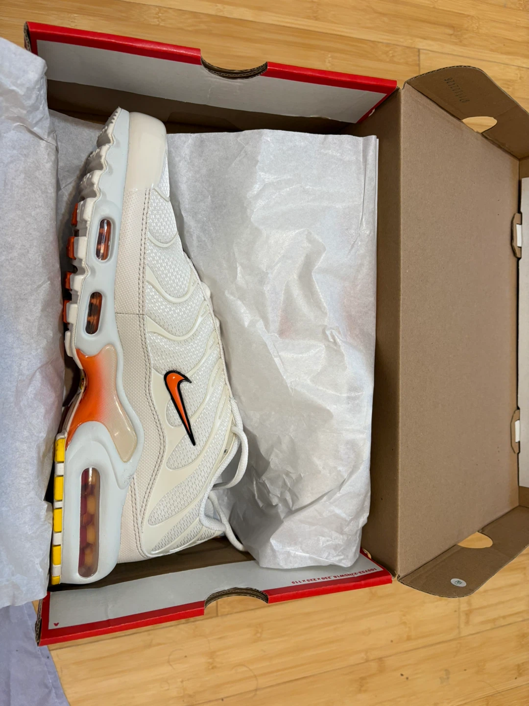 Nike Air Max Plus TN Cream/Orange - Size 11 - photo 5