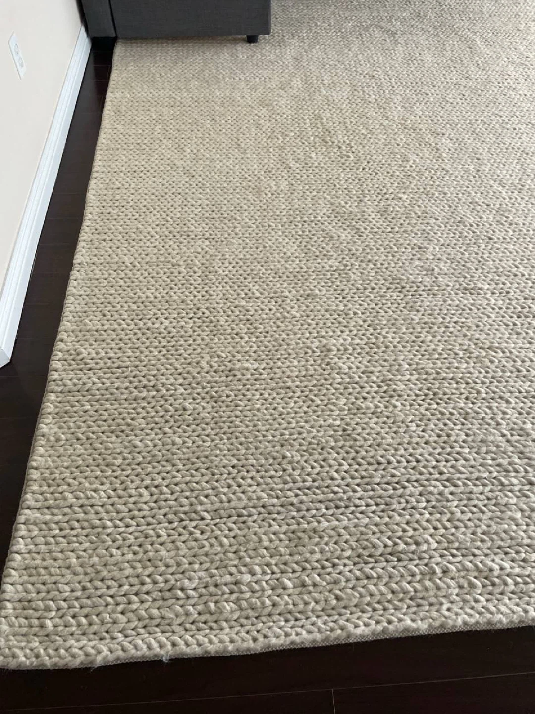 Beige Woven Rug