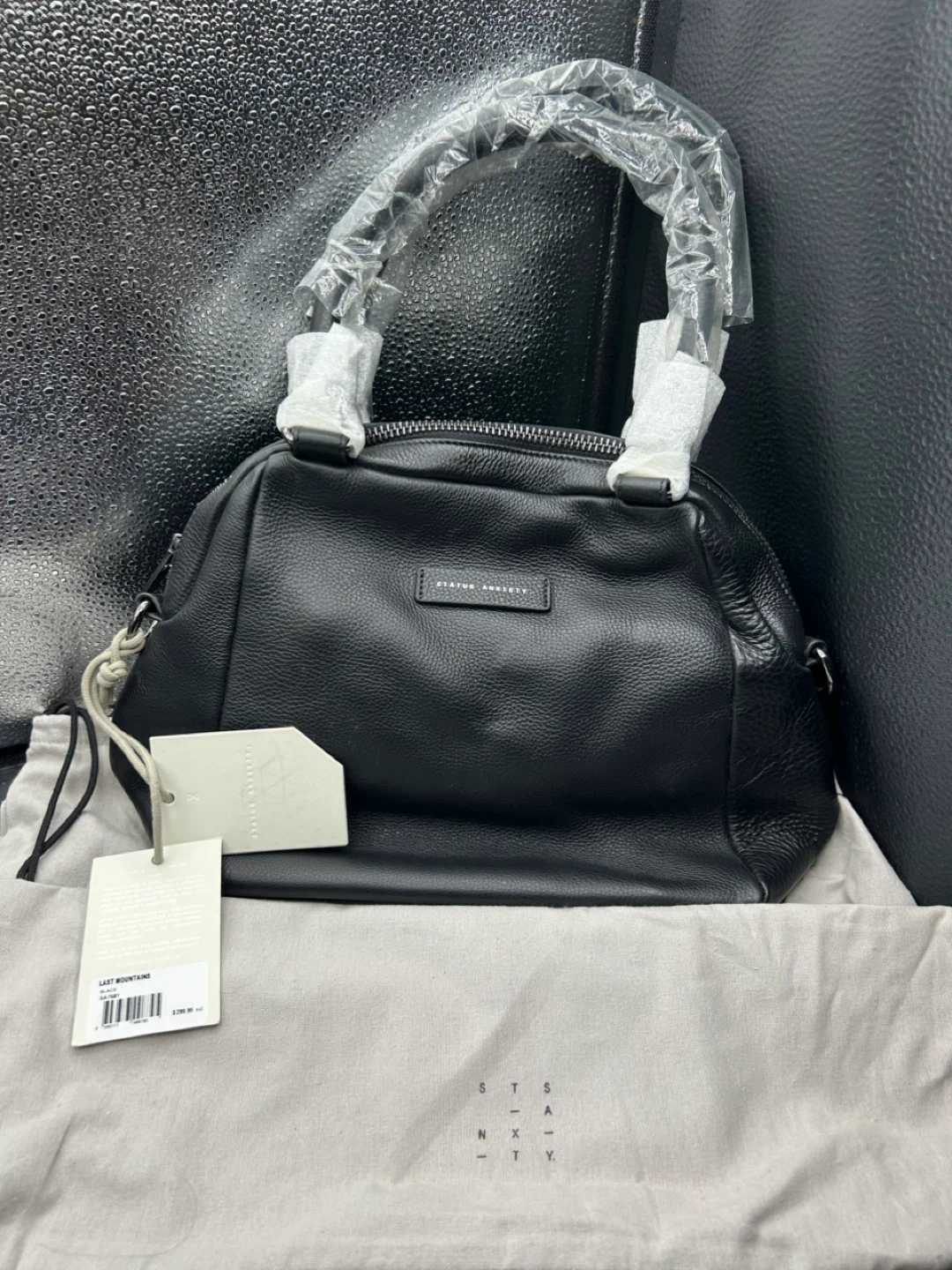 New Status Anxiety Last Mountains Black Bag