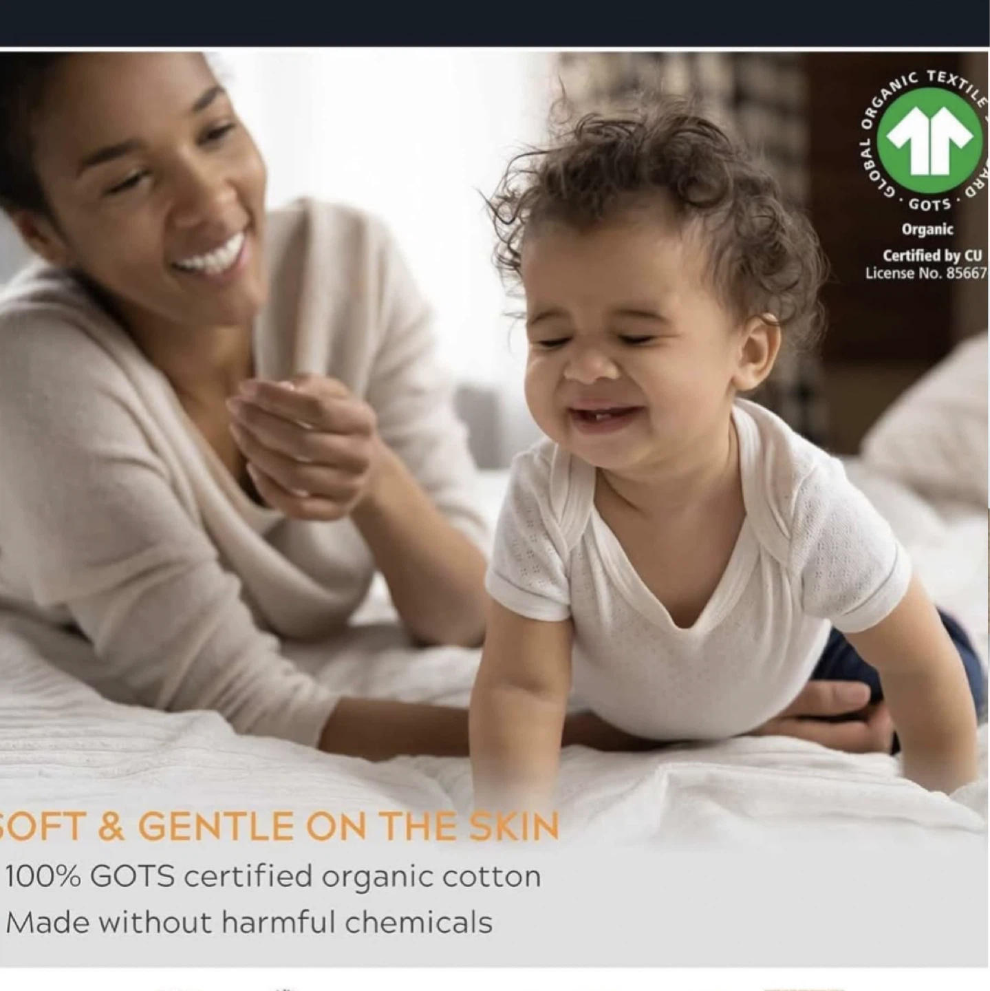 Sleep Mantra 100% Organic Cotton White Sheet Set - photo 5