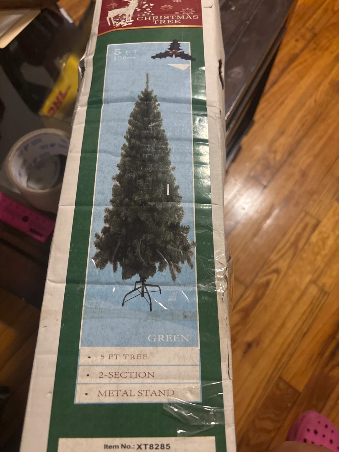5 FT Green Christmas Tree - New in Box