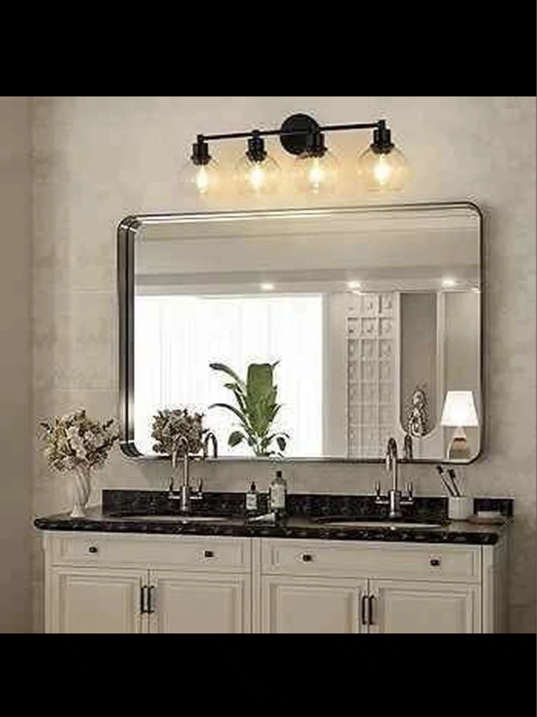 4-Light Bathroom Vanity Light Fixture - photo 2
