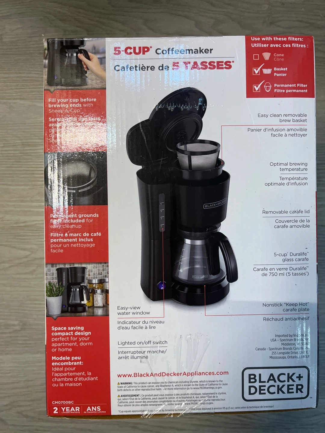 Black+Decker 5-Cup Coffeemaker - photo 3