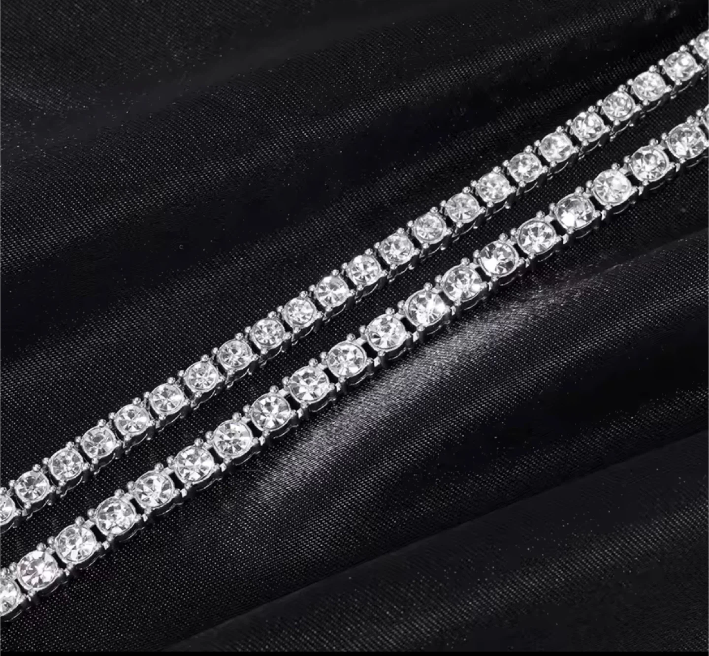 Silver Tennis Necklace men 20” 5mm - photo 2