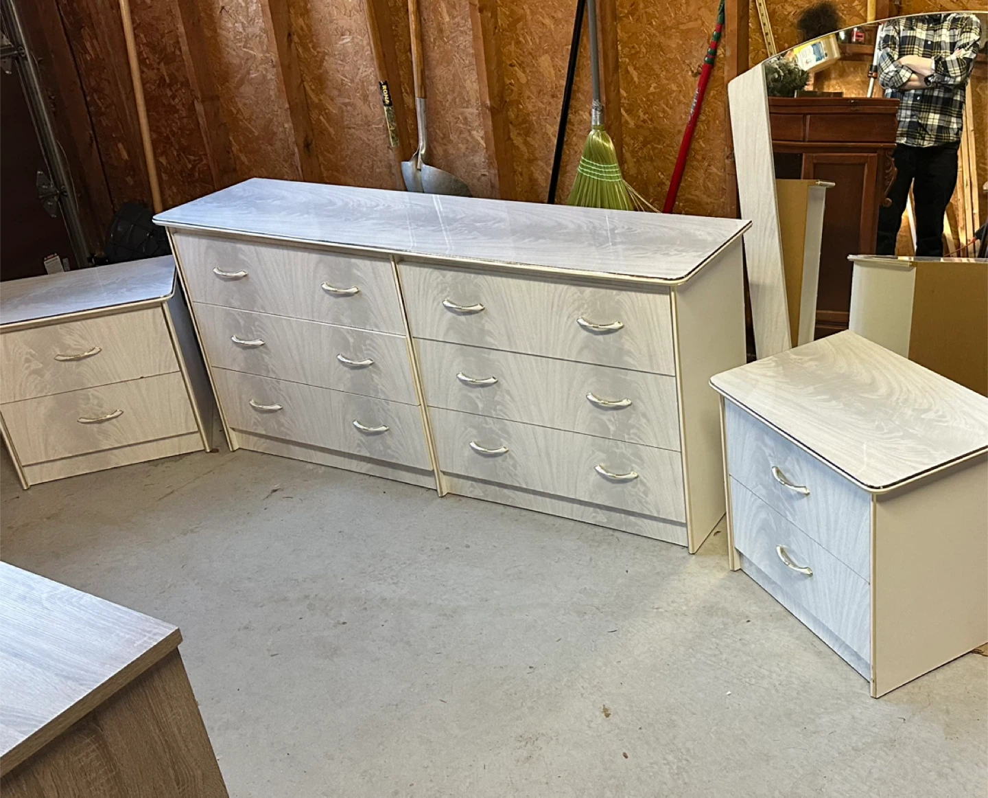 Dresser and nightstands