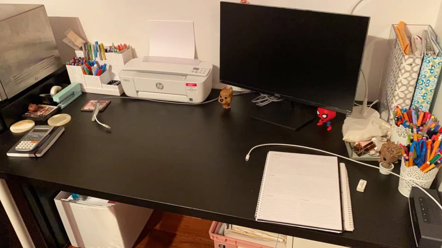 IKEA desk and Alex drawer - photo 4