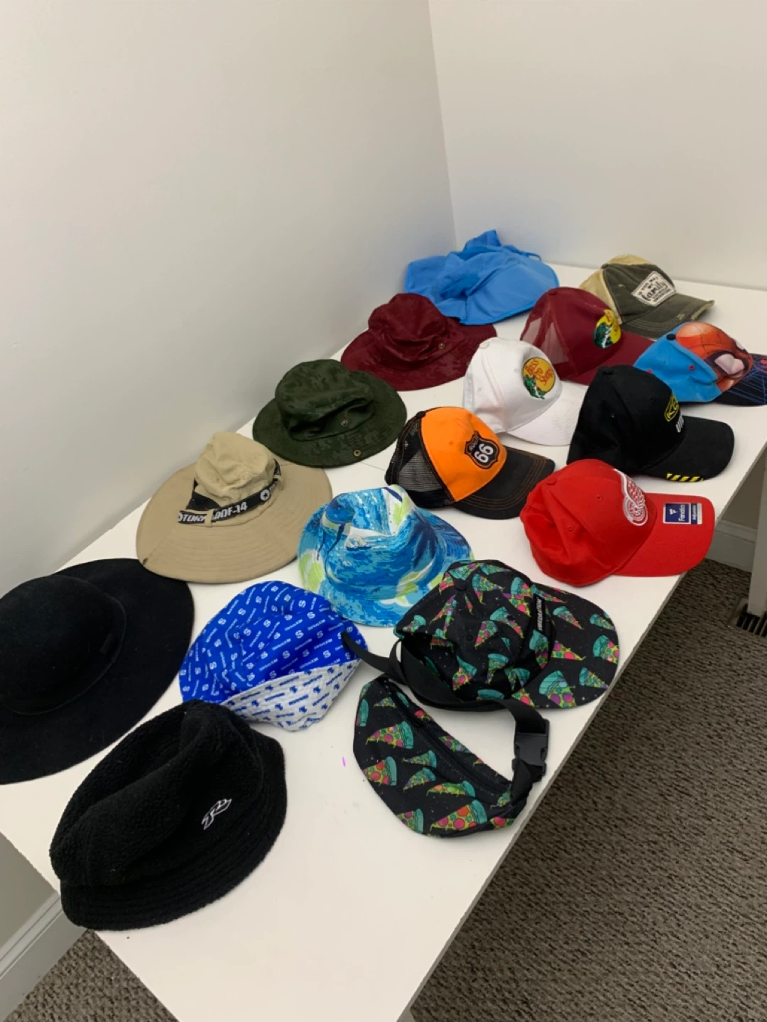 Assorted Hats - Baseball Caps, Bucket Hats - make an offer