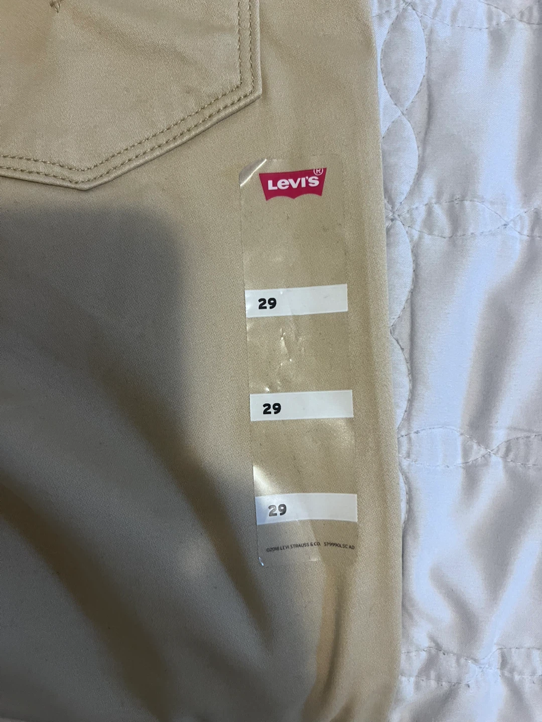 Levi's 311 Shaping Skinny Jeans - Size 29, Khaki - photo 5
