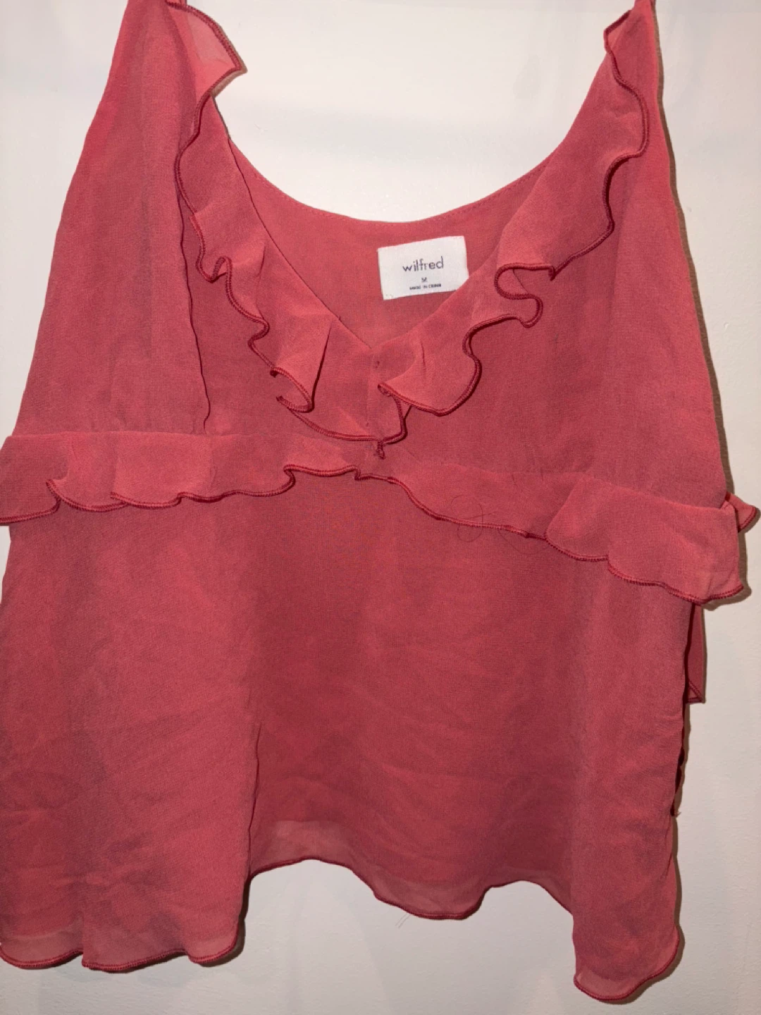 Wilfred Free Ruffle Cami Top - Size M - photo 3