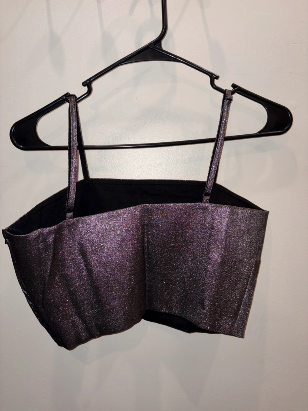 Sparkly greyish Crop Top - photo 4