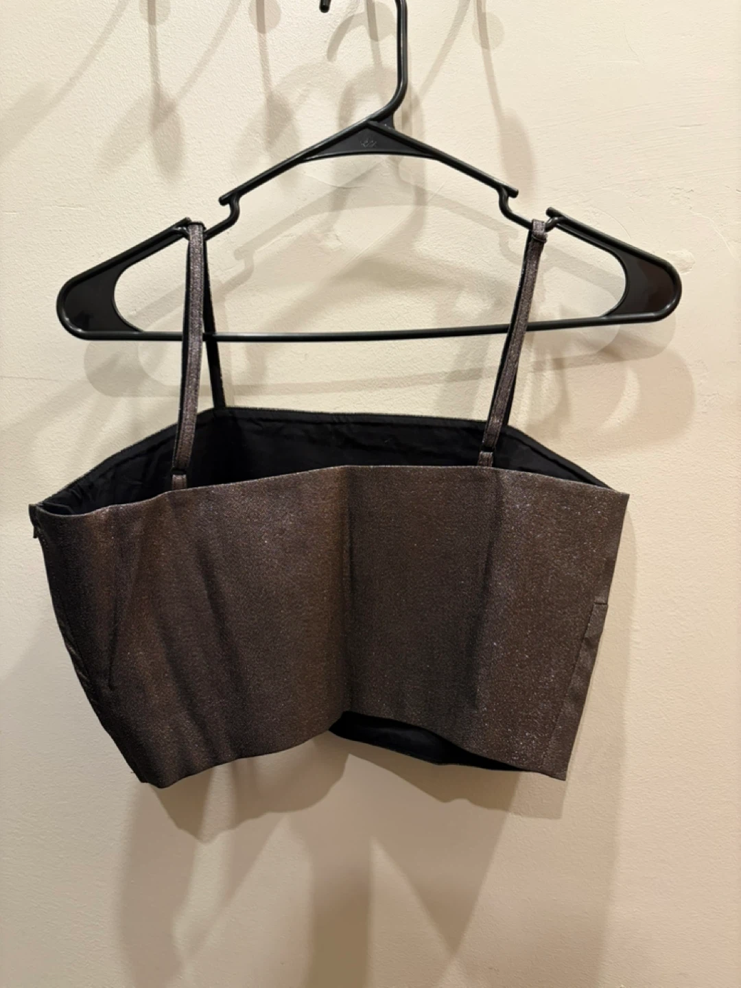 Sparkly greyish Crop Top - photo 2