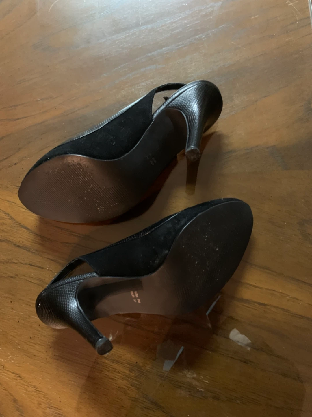 Black Slingback Heels - photo 5