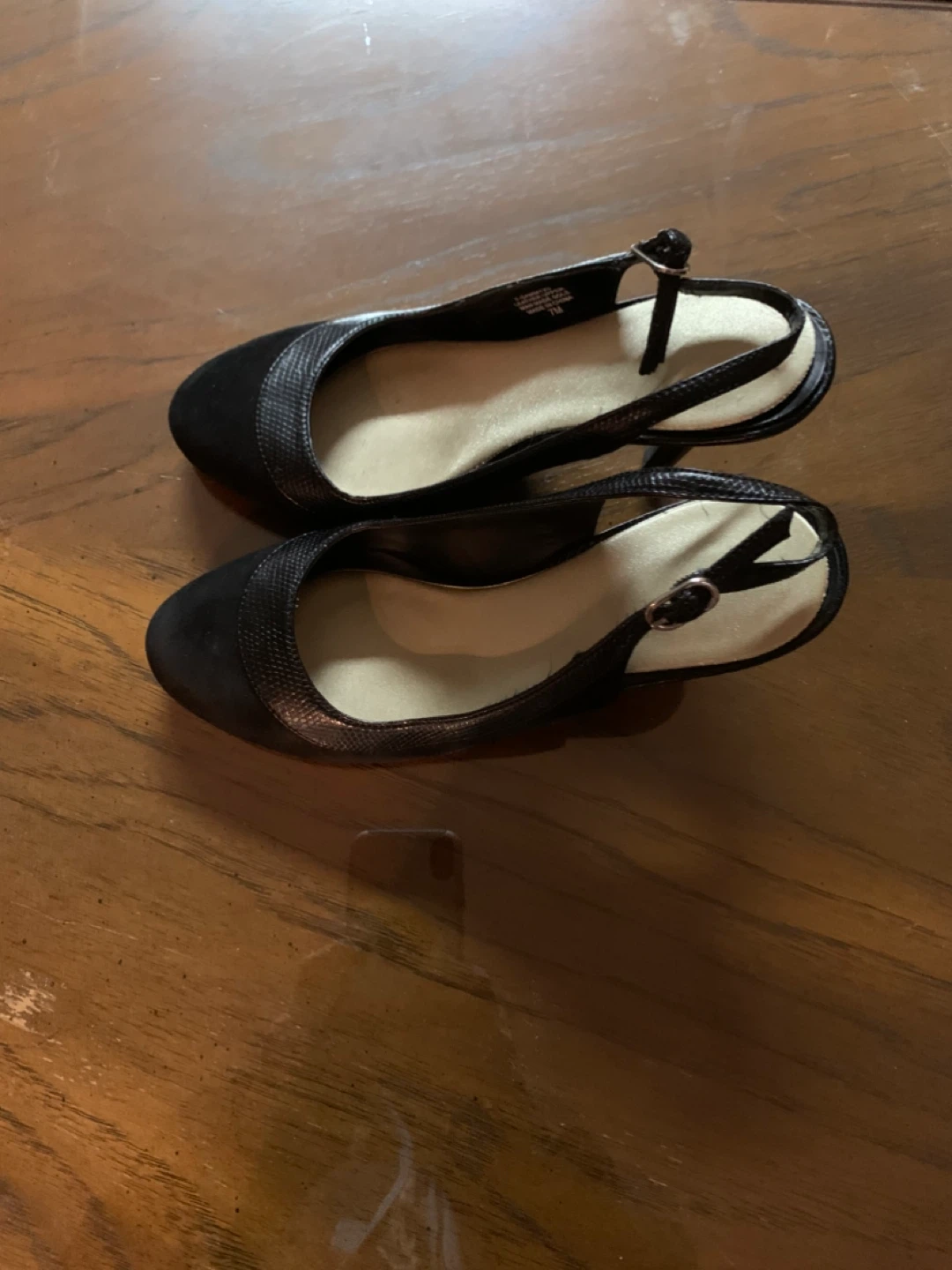 Black Slingback Heels - photo 2