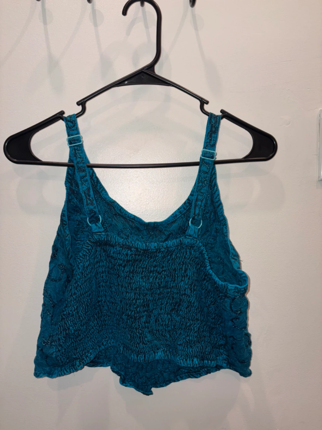Blue Embroidered Tank Top - photo 2