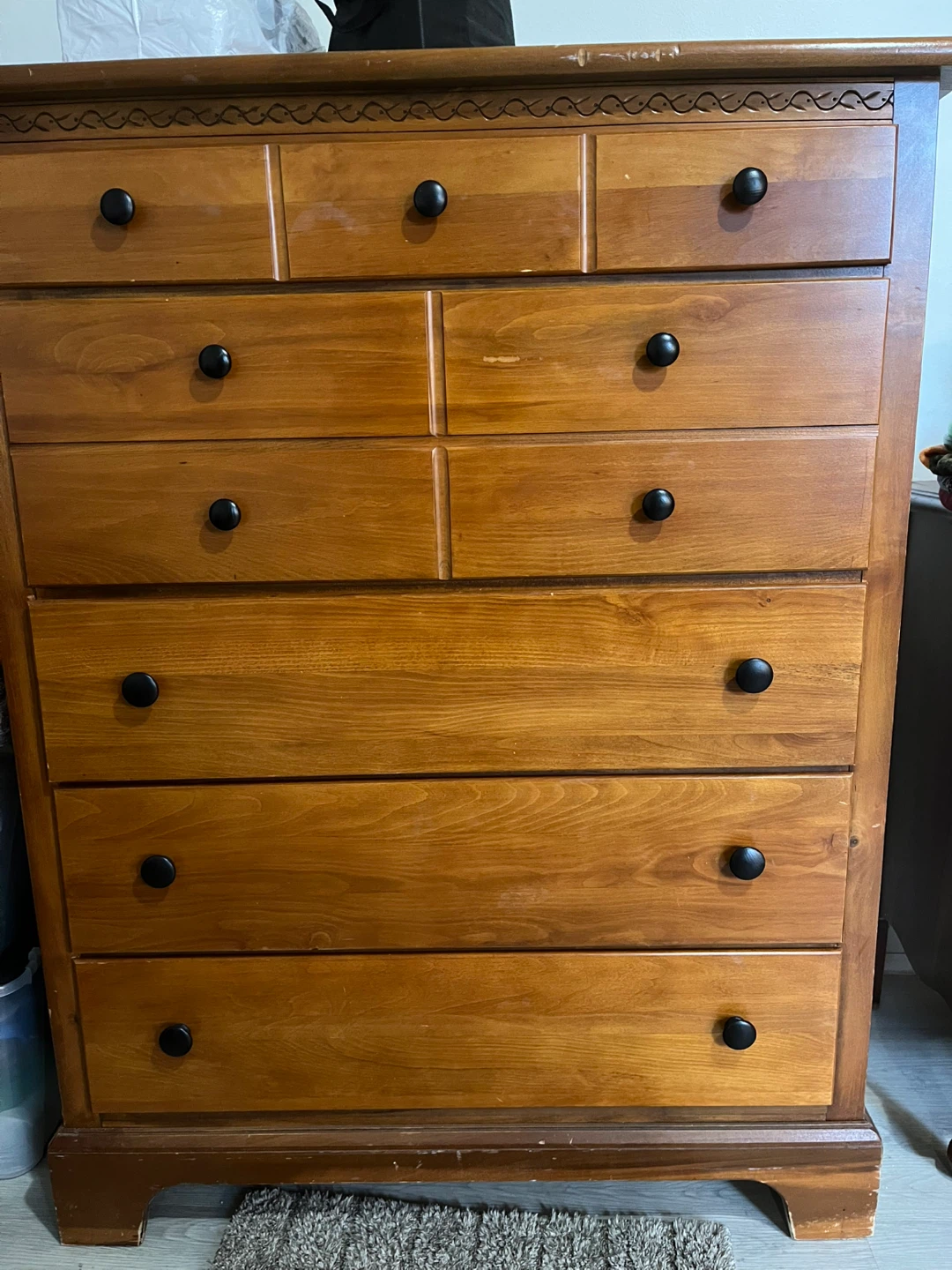 Wood 5-Drawer Dresser