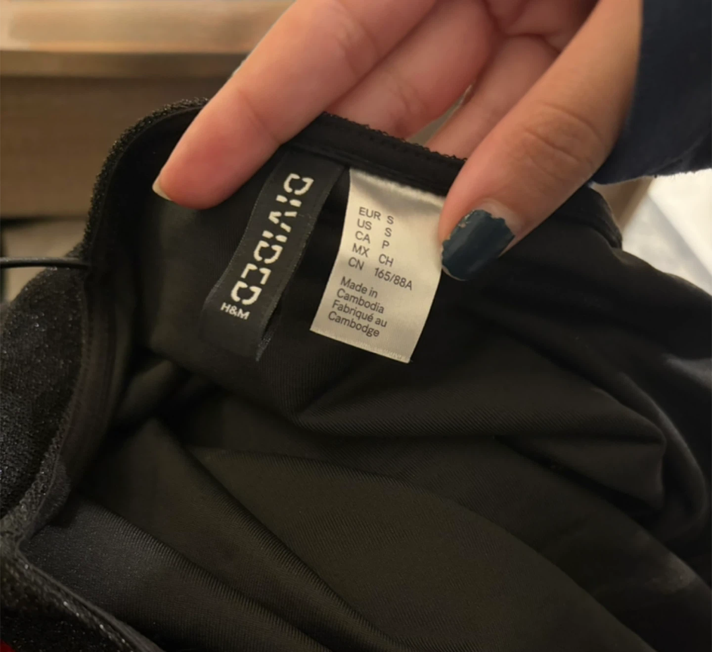 H&M Divided Black Dress - Size S - photo 5