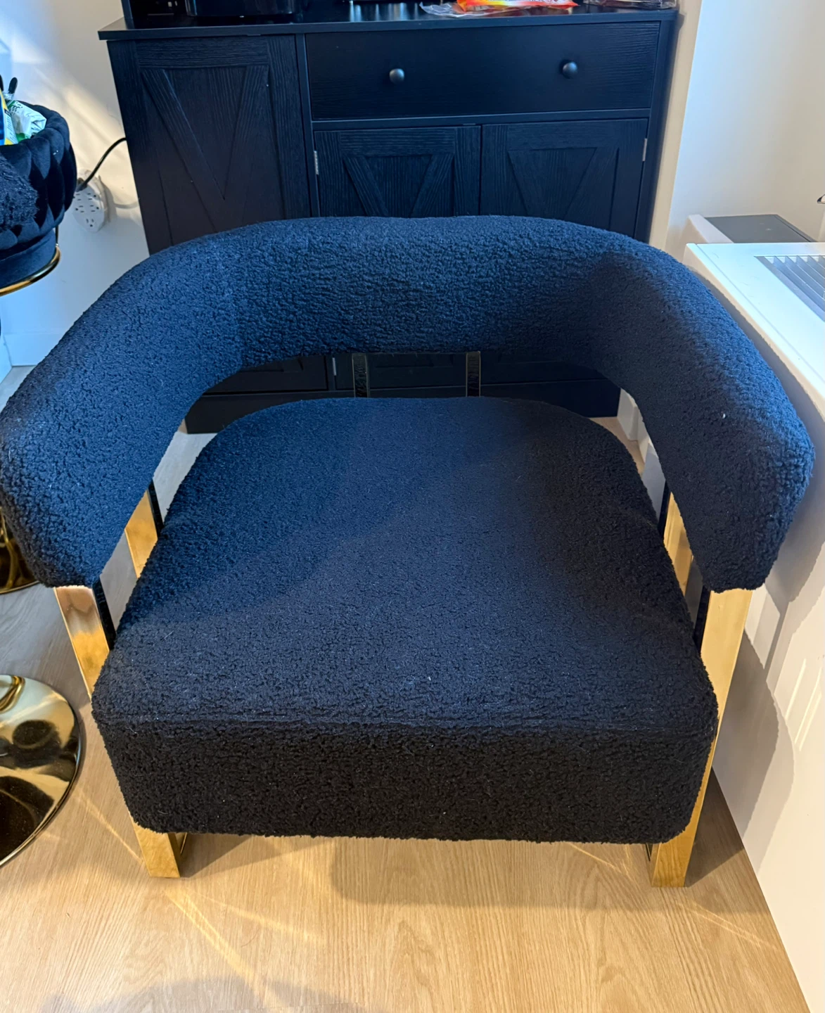 Black & Gold Accent Chair - photo 2