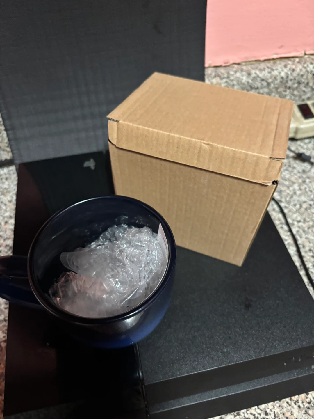 Blue Ceramic Mug with Box
