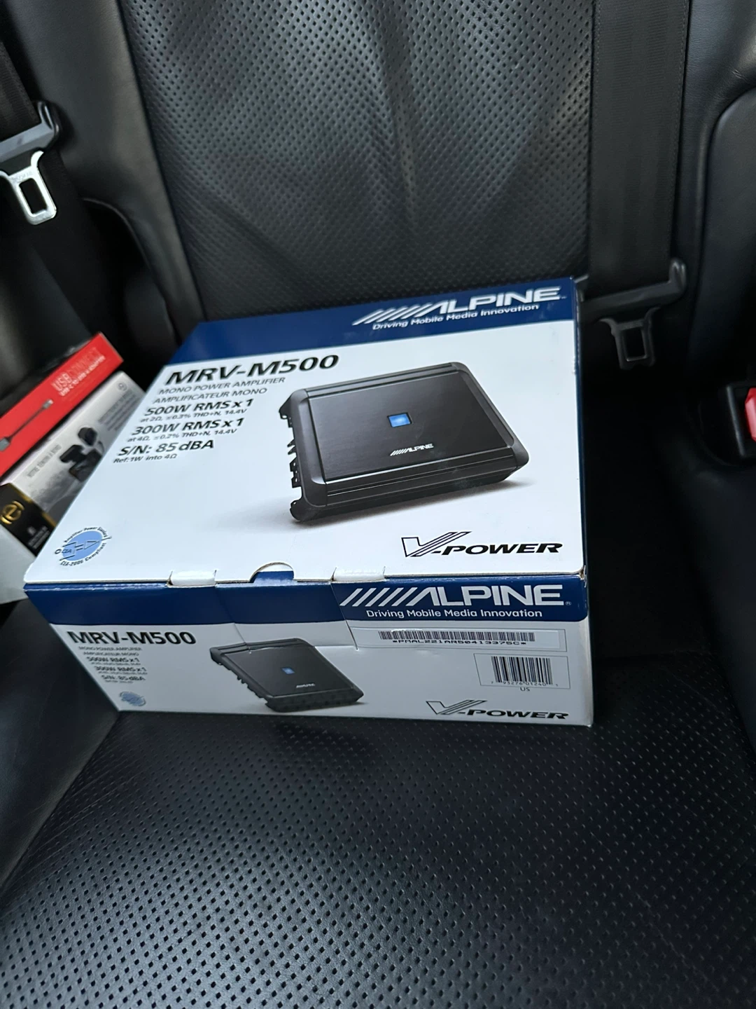 Alpine MRV-M500 Mono V-Power Digital Amplifier - New
