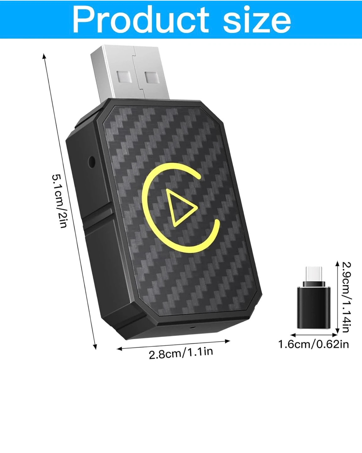 Carplay Android Auto Wireless Adapter - photo 5
