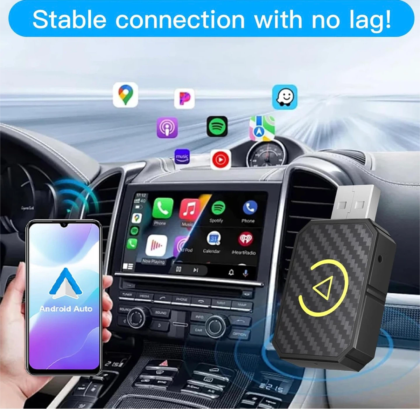 Carplay Android Auto Wireless Adapter - photo 4