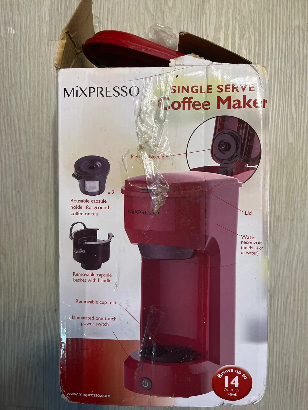 Mixpresso Single Serve Coffee Maker