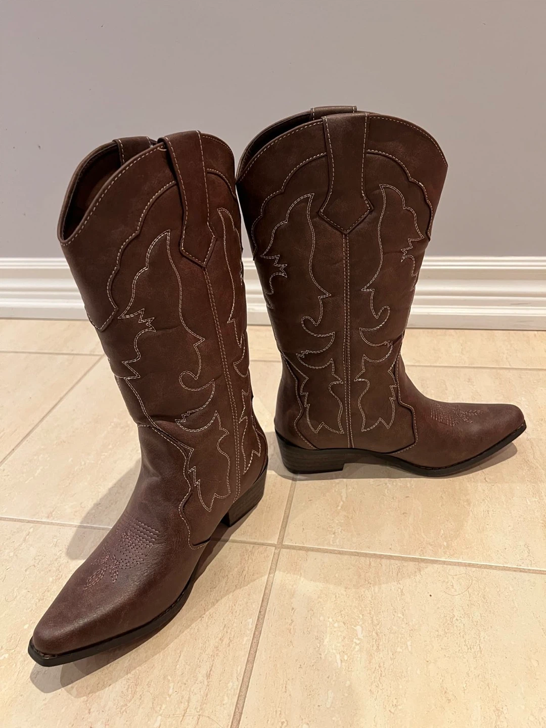 Brown Cowboy Boots - photo 5