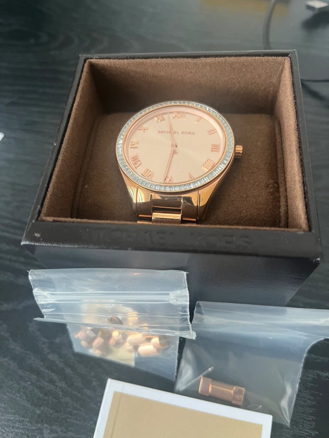 Michael Kors Rose Gold Watch with Box - photo 3